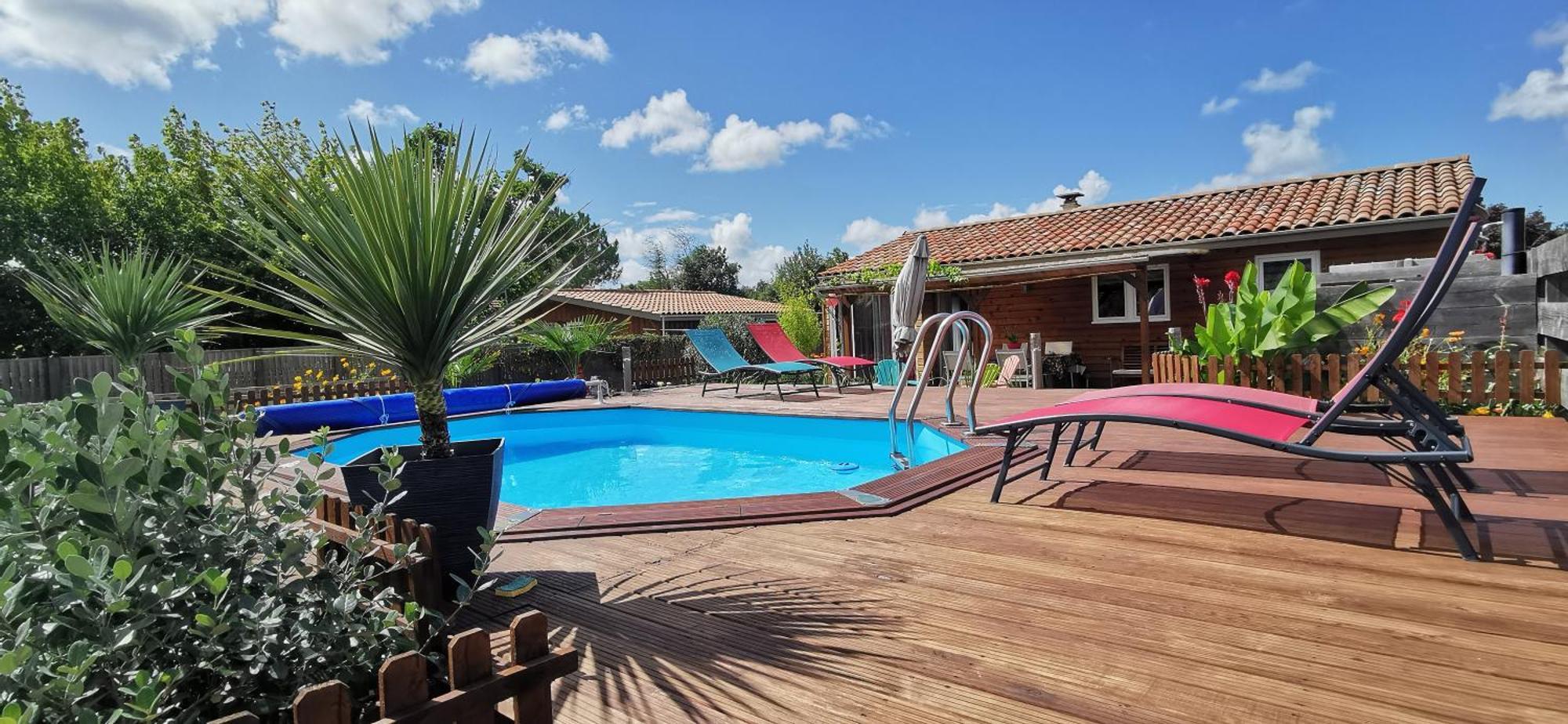 Maison & Piscine Prives,Plages Ocean Et Lac A 10 Kms Linxe Exterior photo