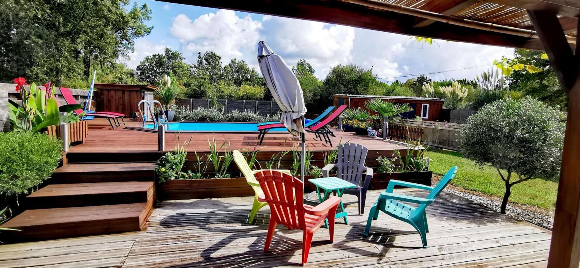 Maison & Piscine Prives,Plages Ocean Et Lac A 10 Kms Linxe Exterior photo